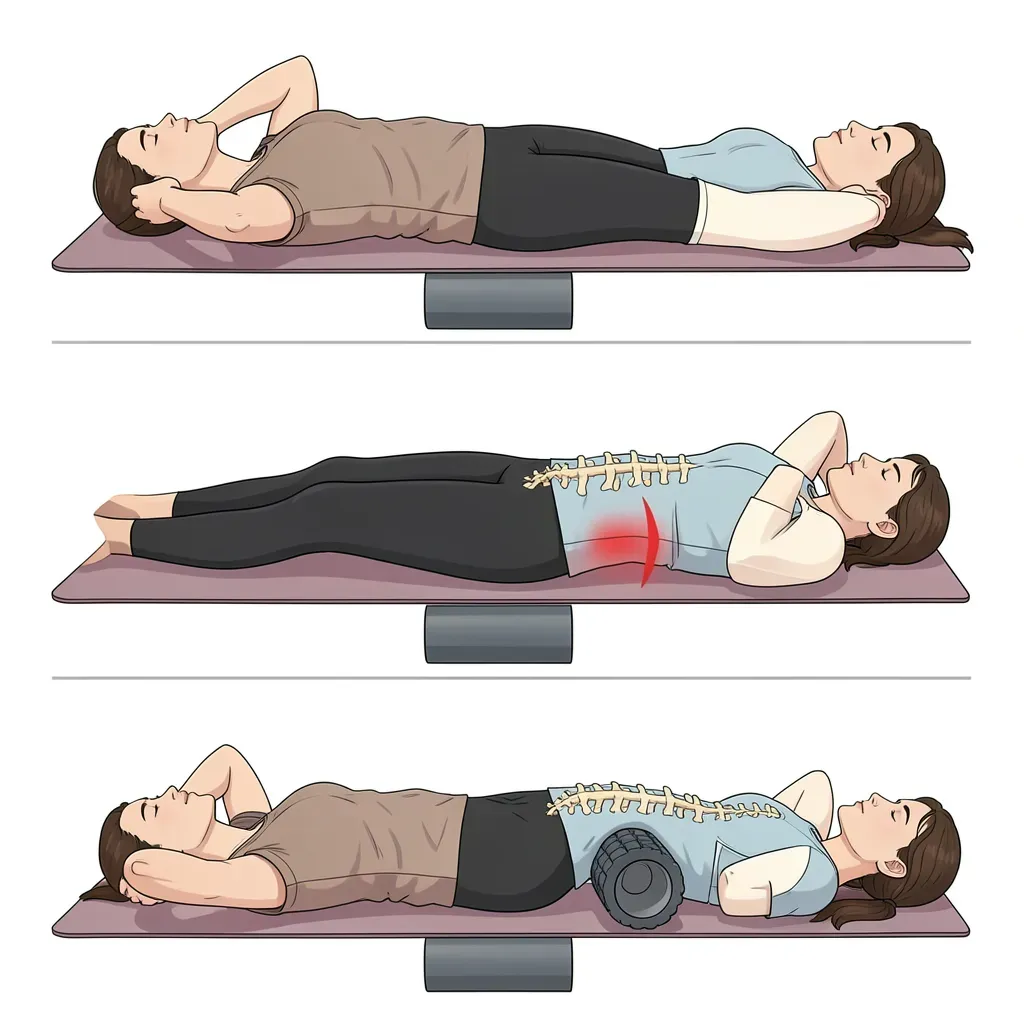 Thoracic Extension on Foam Roller