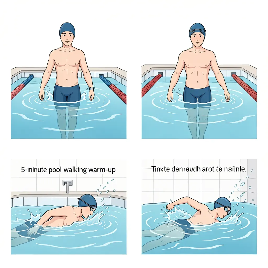 Pool Walking Technique and Depth Progression