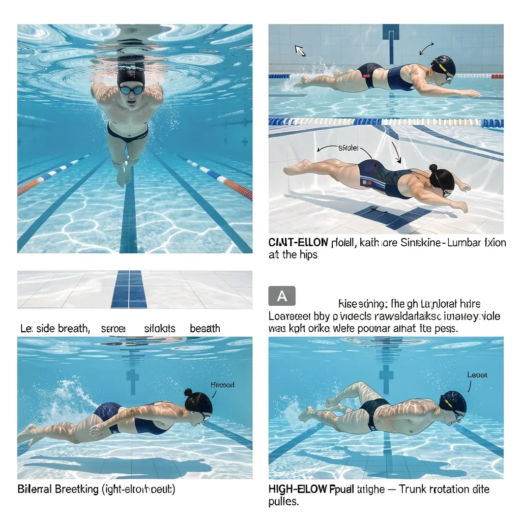 Stroke Technique Comparison — Backstroke and Freestyle