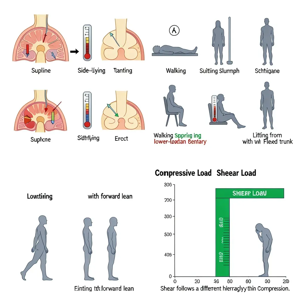 Intradiscal Pressure Across Activities