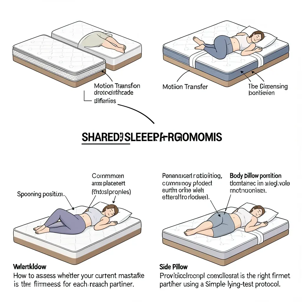 Shared Sleep Ergonomics: Mattress and Position Choices for Couples